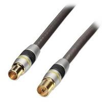 LINDY 5m Premium TV Aerial / UHF / RF / Freeview Coax Extension Cable