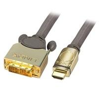 Lindy 5 m Gold Hdmi to Dvi-D Cable