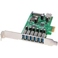 lindy 61 port usb 30 card pcie sata power connector