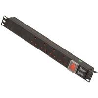 LINDY 1U 4 Way UK Sockets, Horizontal PDU with UK Plug