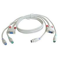 LINDY KVM Cable for KVM Switches with Male VGA & Female PS/2 Connectors 5m