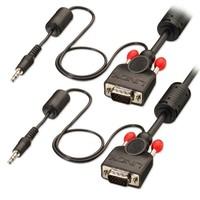 LINDY 15m Premium VGA & Audio Cable