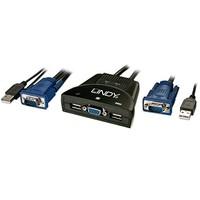 Lindy 2 Port Kvm Switch, Usb & Vga