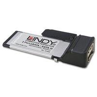 LINDY 2 Port eSATA 3 Card ExpressCard/34