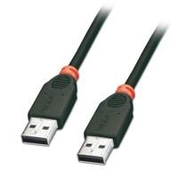 LINDY 10m USB 2.0 Cable - Type A Male to A Male, Black