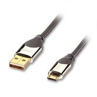 Lindy 5m Cromo Usb 2.0 Type a to Micro-B Cable