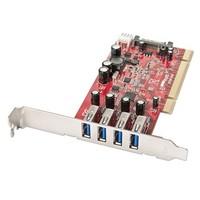 Lindy 4 Port Usb 3.0 Card, Pci