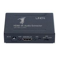 lindy hdmi 4k audio extractor de embedder with arc mhl