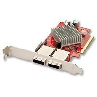 LINDY 8 port SAS/SATA 6Gbps Multilane Controller, Low Profile Option, PCIe x 8 x16