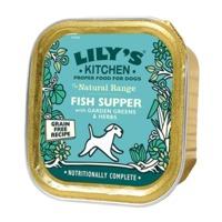 lilys kitchen fish supper with garden greens herbs tray the natural ra ...
