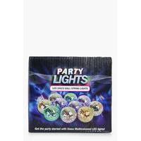 Light Up Disco Ball Fairy Lights - silver