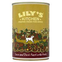Lily\'s Kitchen Goose & Duck Feast with Fruits for Dogs - Saver Pack: 24 x 400g