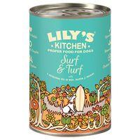 lilys kitchen surf turf for dogs saver pack 24 x 400g
