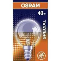 light bulb 80 mm osram 230 v e14 40 w warm white eec e teardrop shape  ...