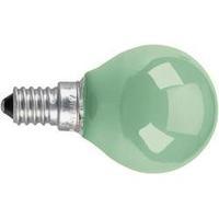 Light bulb 74 mm OSRAM 230 V E14 11 W Green Teardrop shape dimmable Content 1 pc(s)