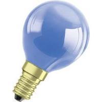 Light bulb 74 mm OSRAM 230 V E14 11 W Blue Teardrop shape Content 1 pc(s)