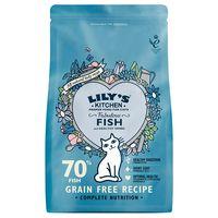 lilys kitchen fabulous fish complete dry food for cats 2kg