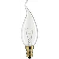 Light bulb 114 mm Philips 230 V E14 25 W Warm white EEC: E Candle shape Content 1 pc(s)