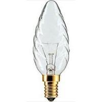 light bulb 100 mm philips 230 v e14 25 w warm white eec e candle shape ...