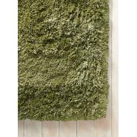 lime green super soft luxurious shaggy rug 100x150