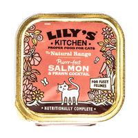lilys the natural range salmon prawn cocktail for cats 100g