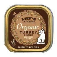 Lily\'s Kitchen Organic Turkey Dinner for Cats - Saver Pack: 38 x 85g