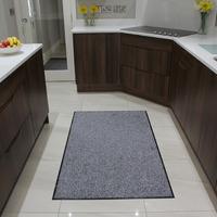 Light Grey Washable Barrier Mat Granada 50x80cm