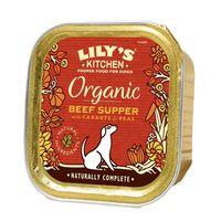 lilys kitchen organic beef supper for dogs saver pack 22 x 150g