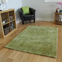 lime green high shiny pile super soft rug juno 160x220