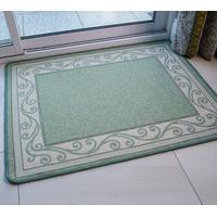 Light Green Traditional Non Slip Mats