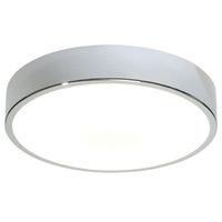 lipco 28w 2d hf fluorescent bathroom flush chrome ip44 84948