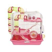 Little Zoo Henry Pink Hamster Cage