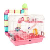 Little Zoo Harvey Pink Hamster Cage