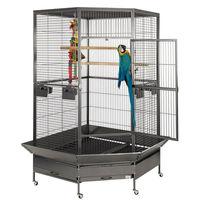 Liberta Raleigh Large Parrot Cage 2nd Edition in Dark Grey
