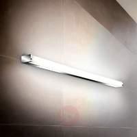 Linear LED wall light PARI, 60 cm, chrome