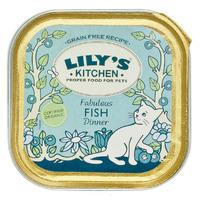 Lily\'s Organic Dinner with Fish for Cats - 100g