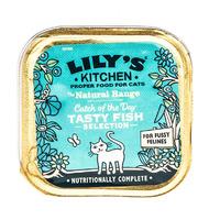 Lily\'s The Natural Range Tasty Fish Selection forCats - 100g