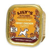 Lily\'s Kitchen Herby Chicken with Carrots & Broccoli Tray - The Natural Range