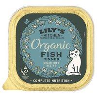 lilys kitchen cat organic fish tray 85g