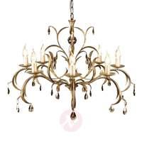 Lily Chandelier Playful Bronze Metallic Eight-Bulb