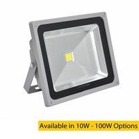 Lighthouse IP65 Ultra Efficient LED Grey Aluminium Floodlight