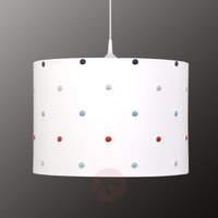 Little Dots hanging light with embroidery