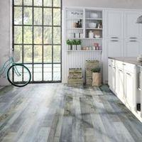 light blue aged pine effect waterproof luxury vinyl click flooring 183 ...