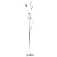 Lilie Chrome Effect Floor Lamp