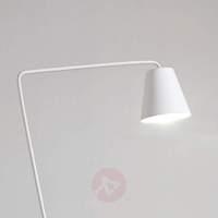 linear led floor lamp conus white