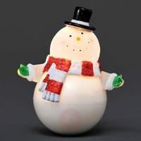 Lit up by touch - LED snowman