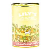 lilys goose and duck feast with fruits for dogs 400g