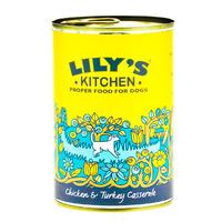 lilys dog chicken turkey casserole 400g