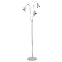 Lily Halogen Chrome Finish 3 Light Floor Lamp