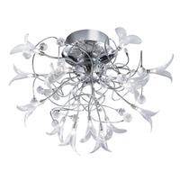 lilium 15 light semi flush ceiling light